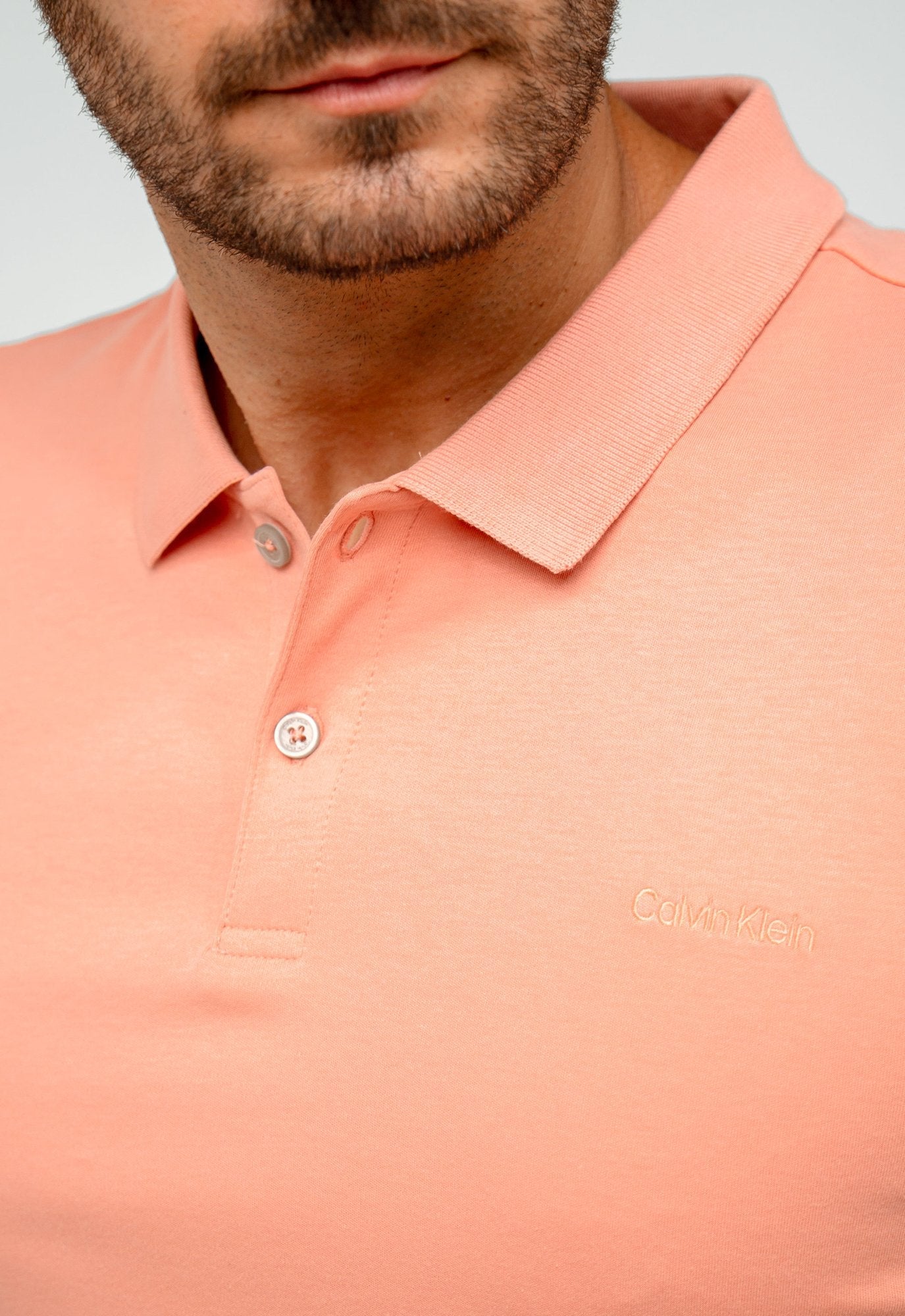 Polo Masculina Calvin Klein Básica Interlock Liquid Touch - Henri Store