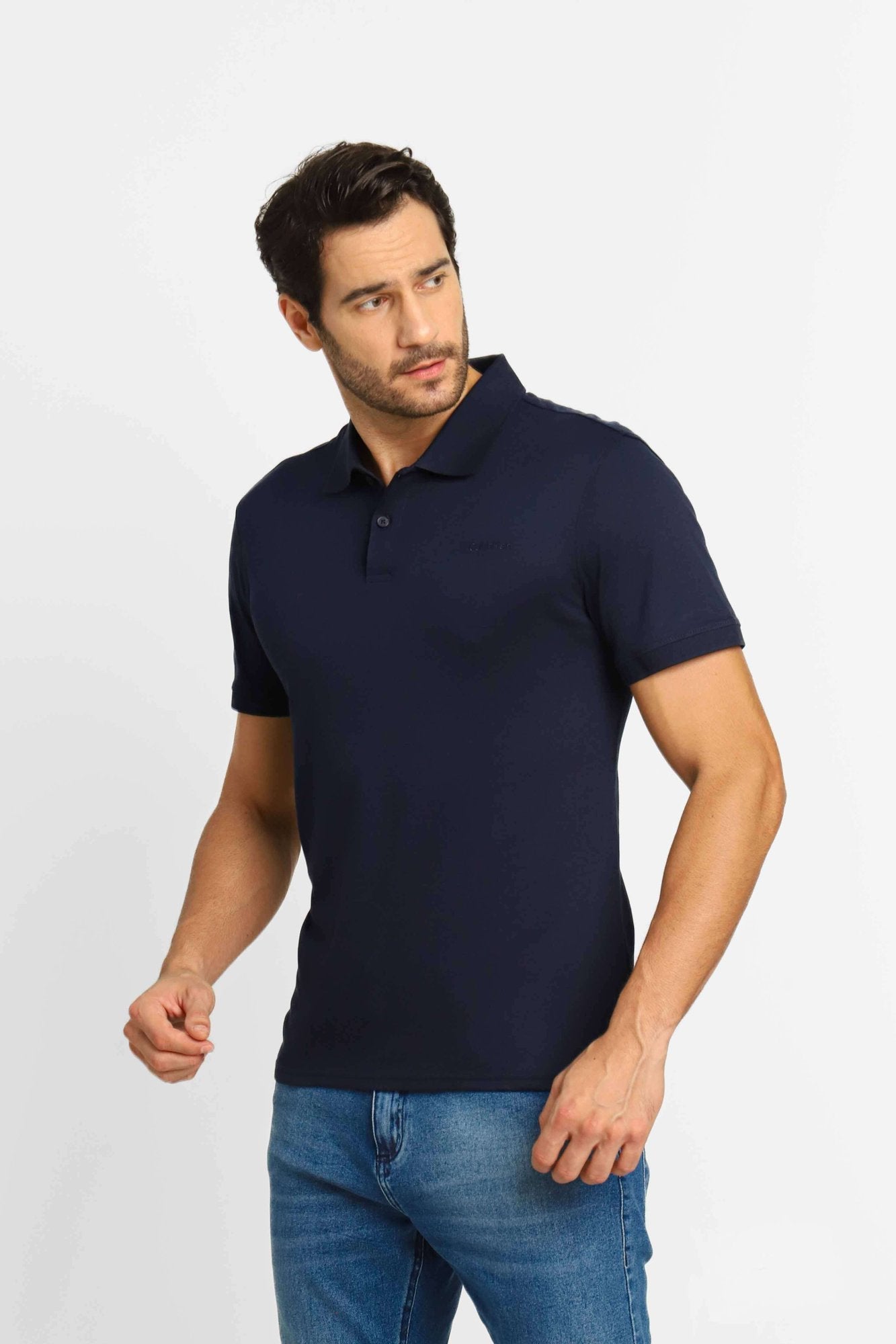 Polo Masculina Calvin Klein Básica Interlock Liquid Touch - Henri Store