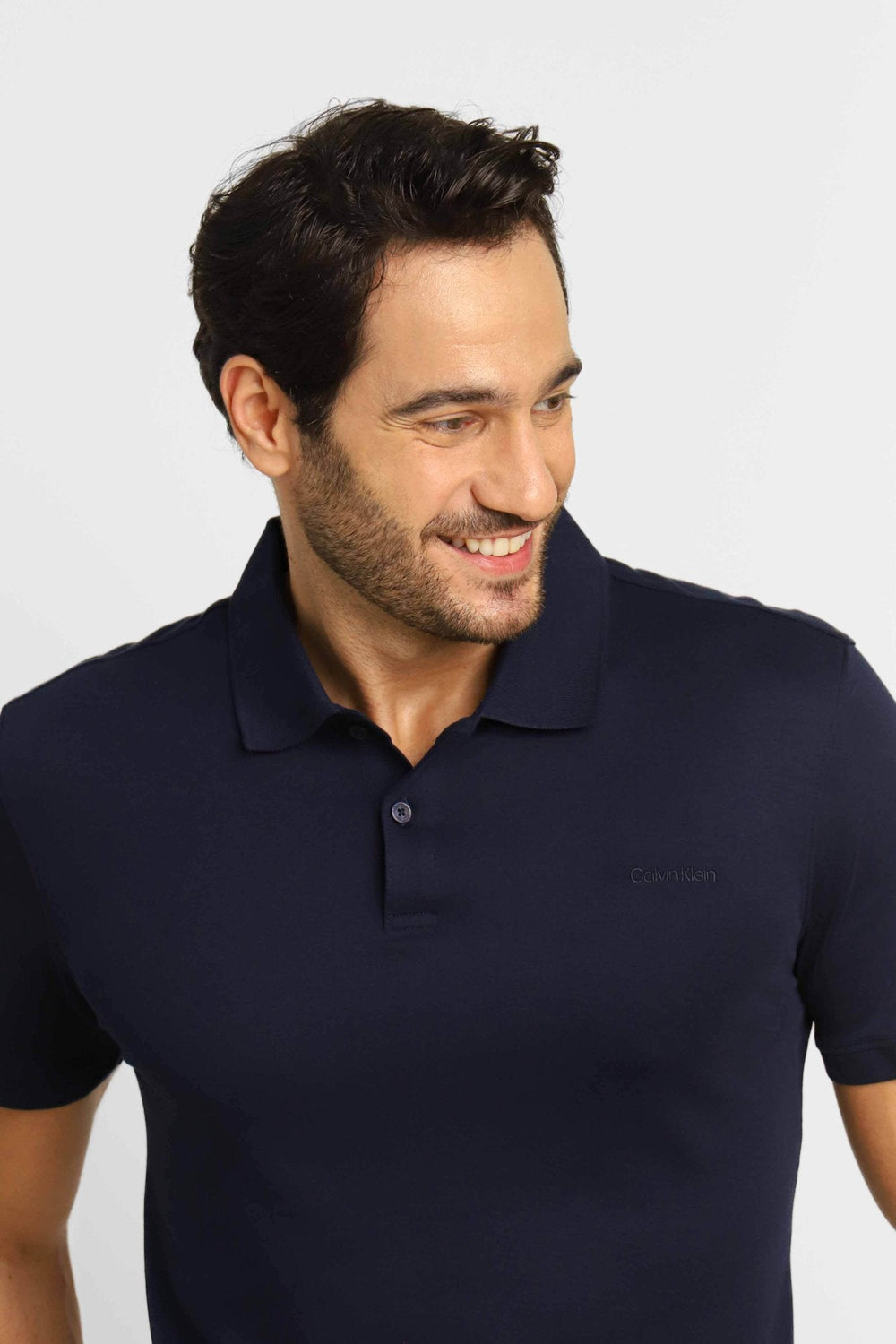 Polo Masculina Calvin Klein Básica Interlock Liquid Touch - Henri Store