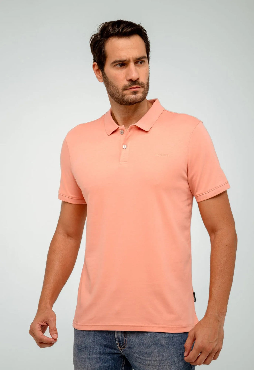 Polo Masculina Calvin Klein Básica Interlock Liquid Touch - Henri Store