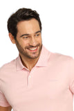 Polo Masculina Calvin Klein Interlock Liquid Touch Rosa Claro - Henri Store