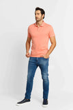 Polo Masculina Calvin Klein Interlock Liquid Touch Rosa - LIVE - Henri Store