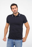 Polo Masculina Calvin Klein Logo Retilínea Preta - Henri Store