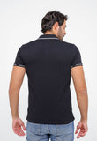 Polo Masculina Calvin Klein Logo Retilínea Preta - Henri Store