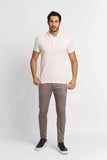 Polo Masculina Calvin Klein Logo Retilínea Slim Fit Branco - Henri Store