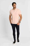 Polo Masculina Calvin Klein Regular Fit Basica Rosa Claro - Henri Store