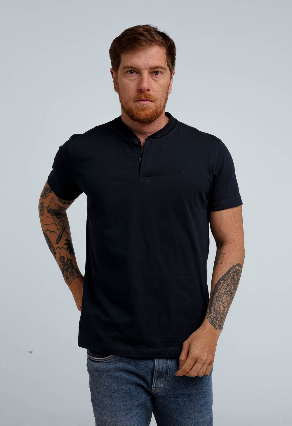 Polo Masculina Calvin Klein Slim Fit Gola Portuguesa Ck Peito. - Henri Store