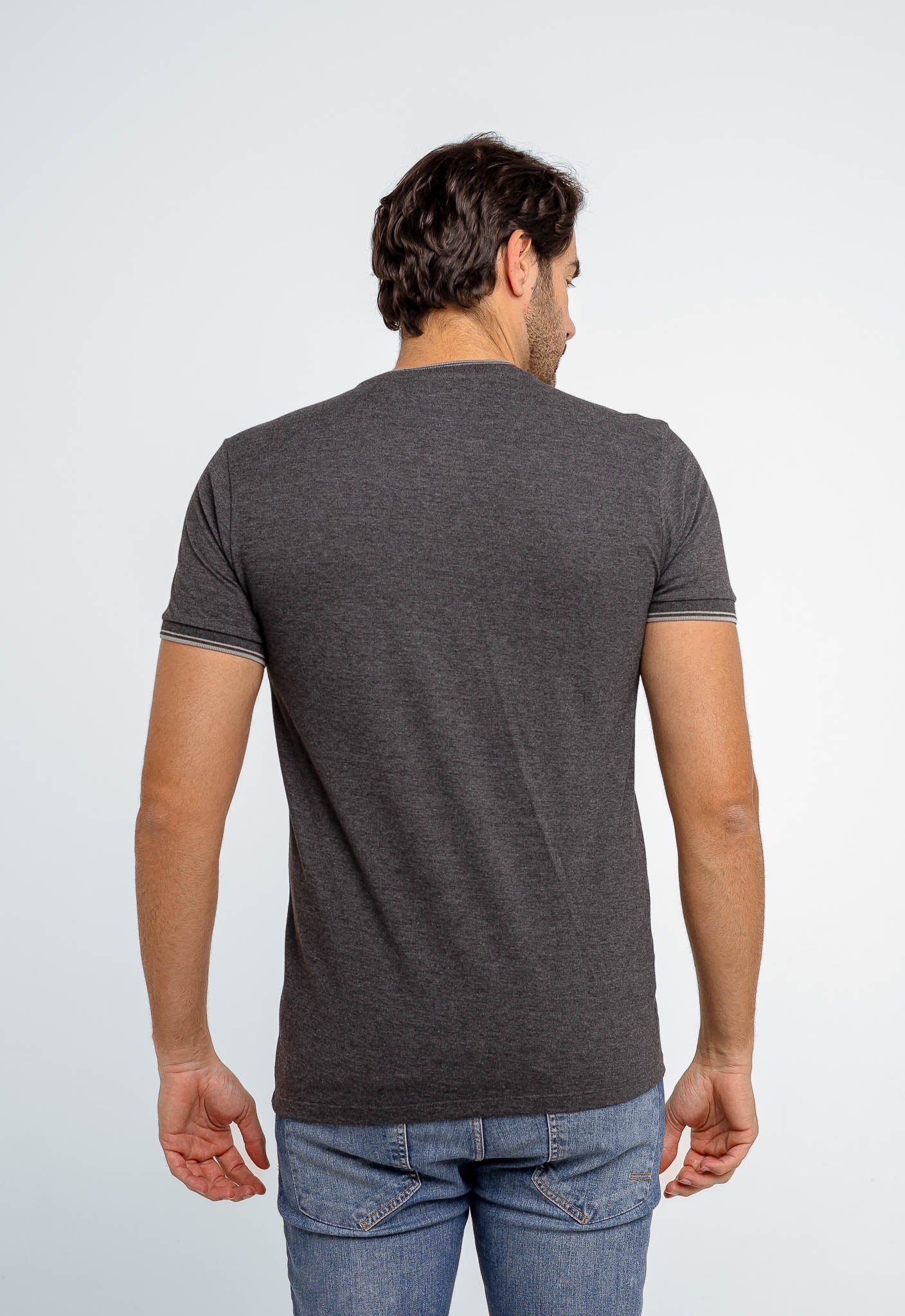 Polo Masculina Calvin Klein Slim Fit Gola Portuguesa Ck Peito - Henri Store