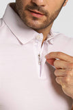 Polo Masculina Calvin Klein Slim Fit Logo Punho C/ Ziper Branco - Henri Store