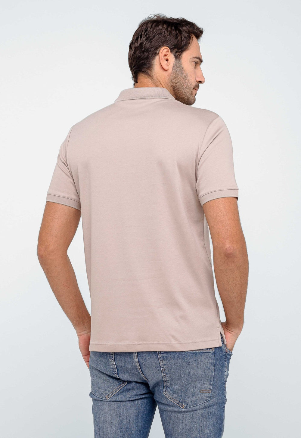 Polo Masculina Calvin Klein Slim Fit Logo Vista - Henri Store