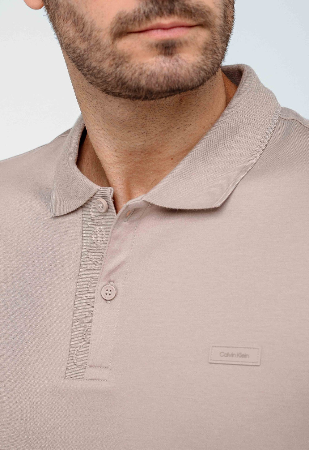 Polo Masculina Calvin Klein Slim Fit Logo Vista - Henri Store