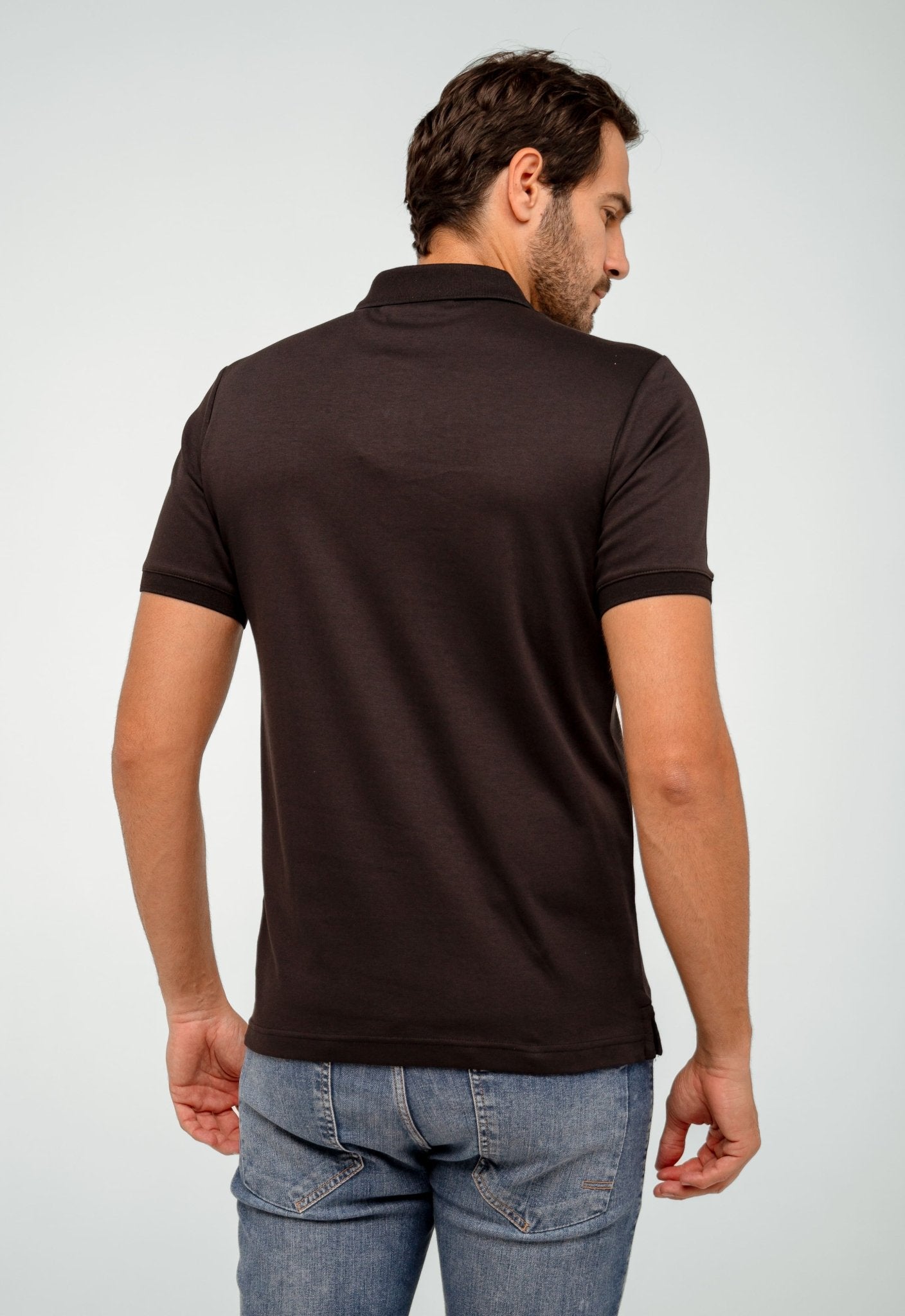 Polo Masculina Calvin Klein Slim Fit Logo Vista - Henri Store
