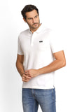 Polo Masculina Calvin Klein Slim Fit Piquet Branca - Henri Store