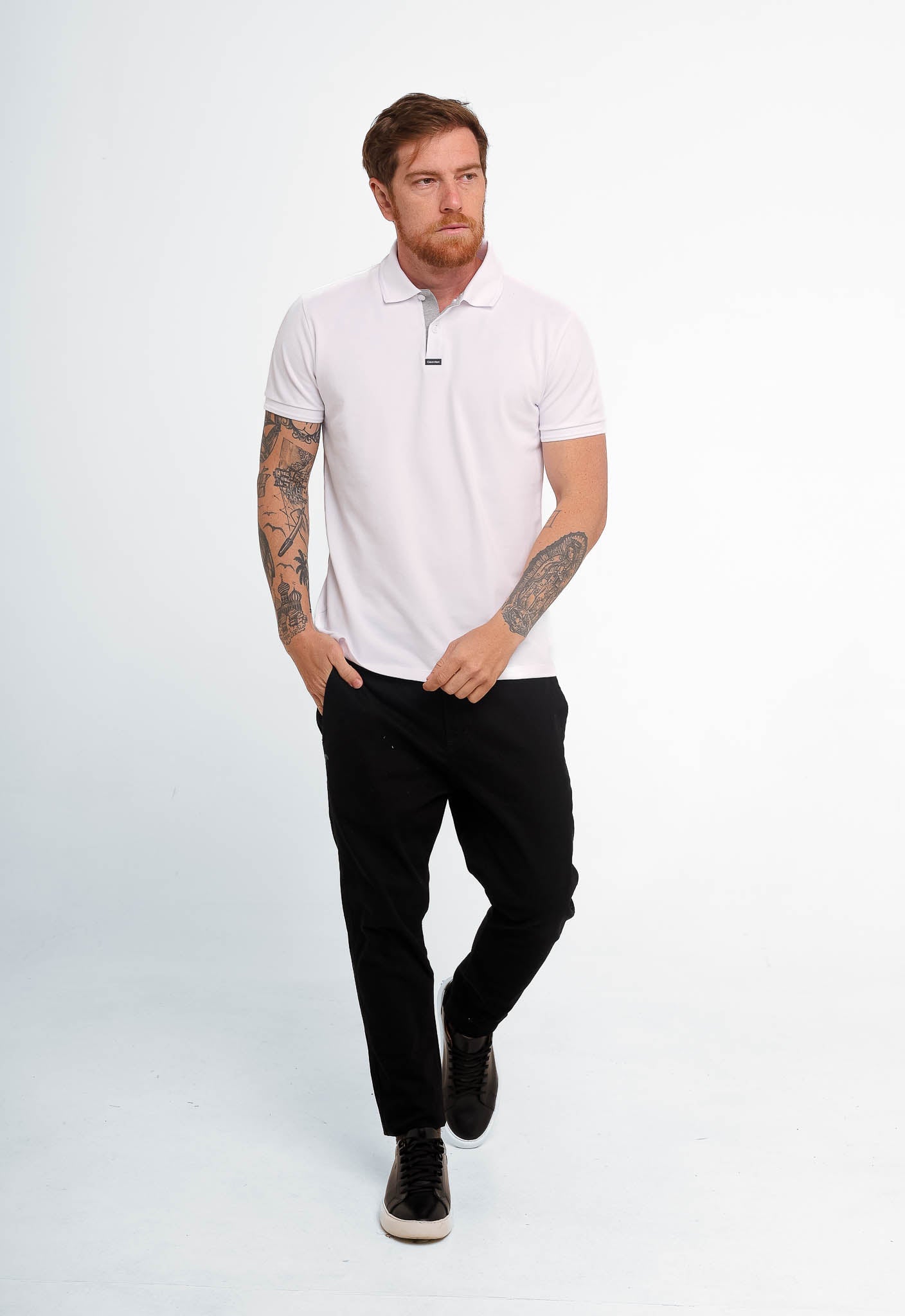 Polo Masculina Calvin Klein Slim Fit Termocolante - Henri Store
