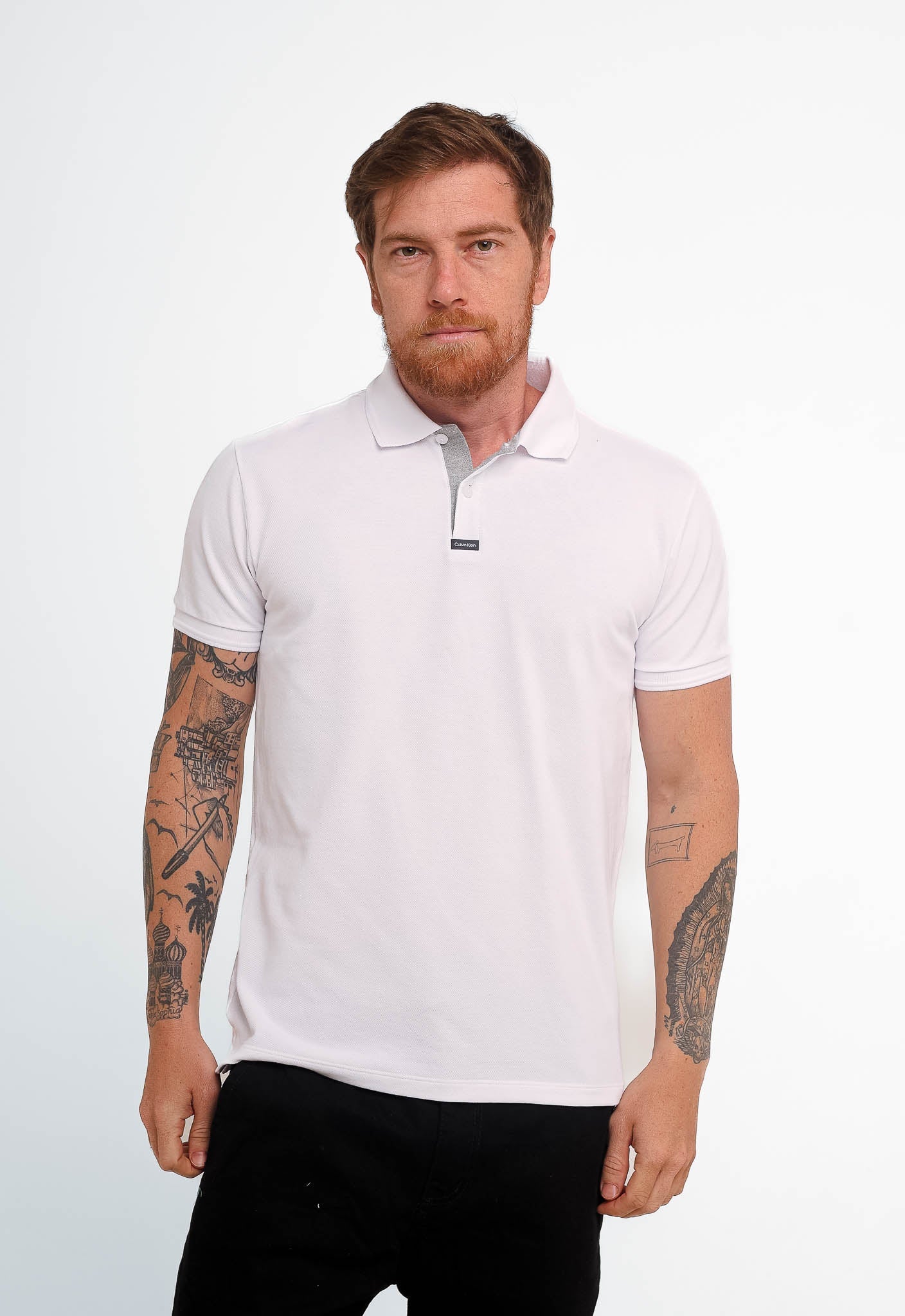 Polo Masculina Calvin Klein Slim Fit Termocolante - Henri Store