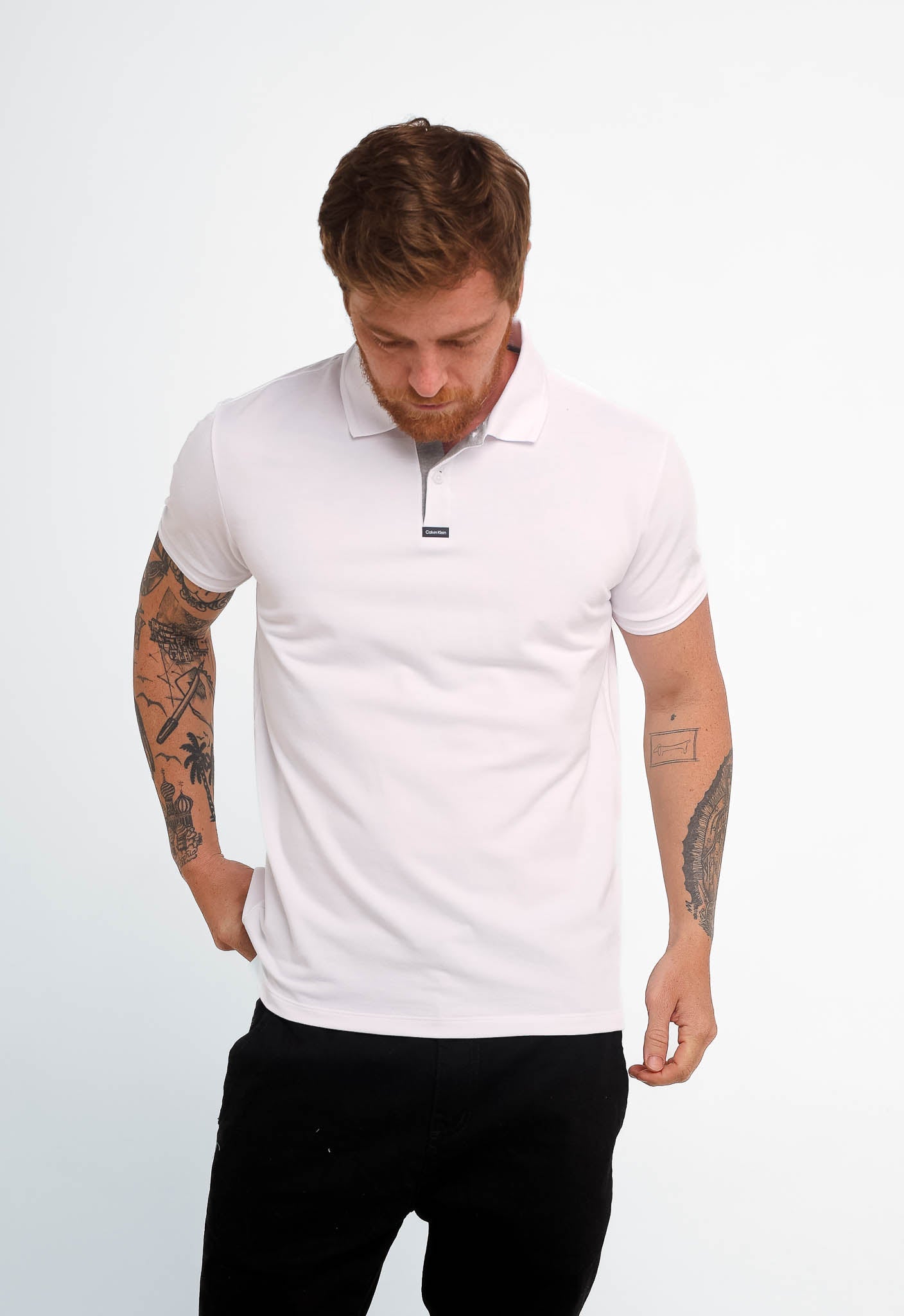 Polo Masculina Calvin Klein Slim Fit Termocolante - Henri Store