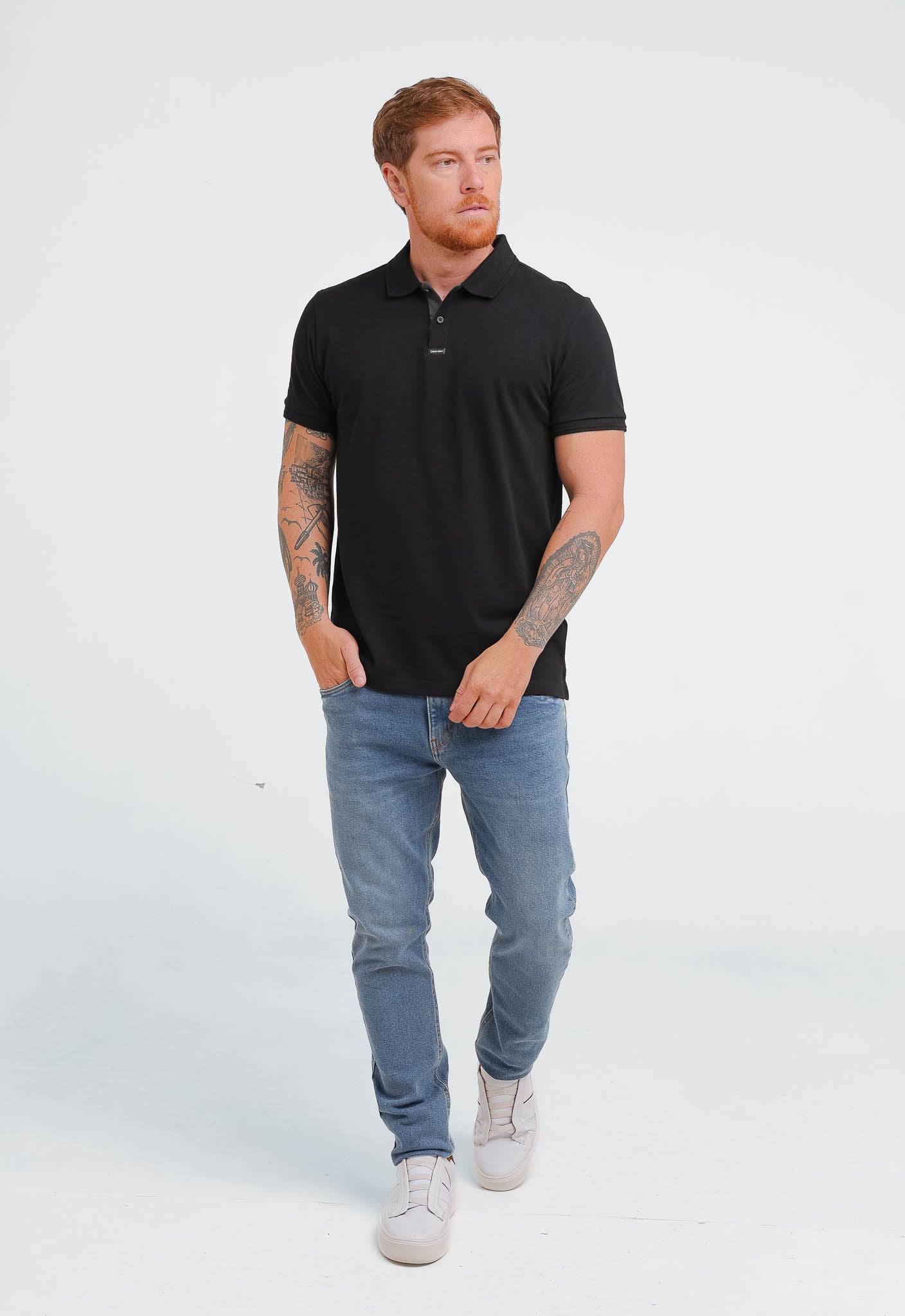 Polo Masculina Calvin Klein Slim Fit Termocolante - Henri Store