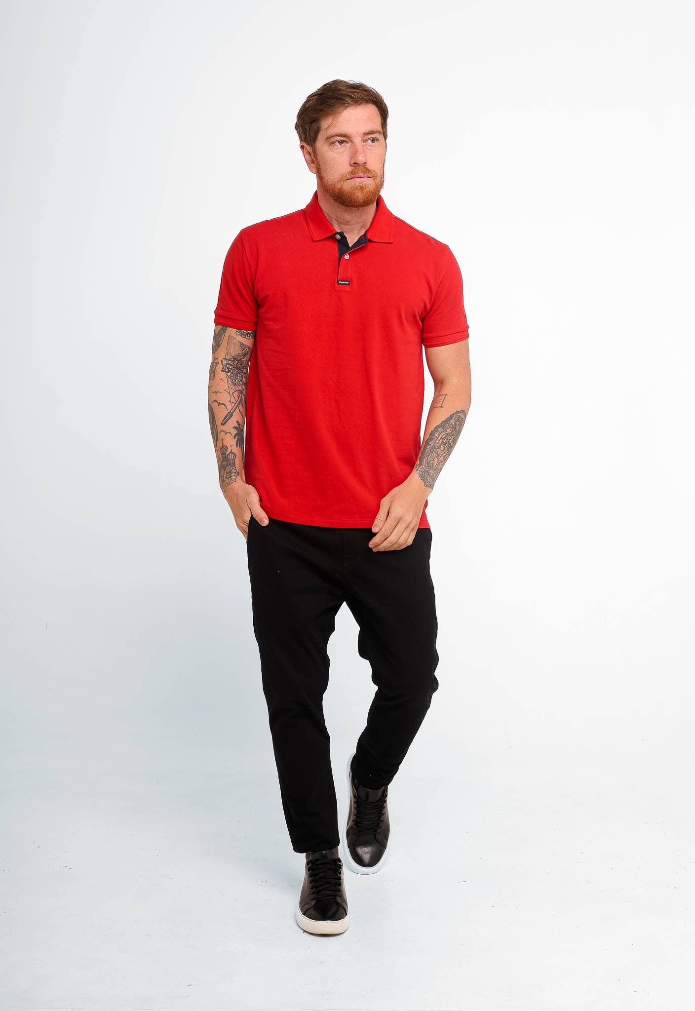 Polo Masculina Calvin Klein Slim Fit Termocolante - Henri Store