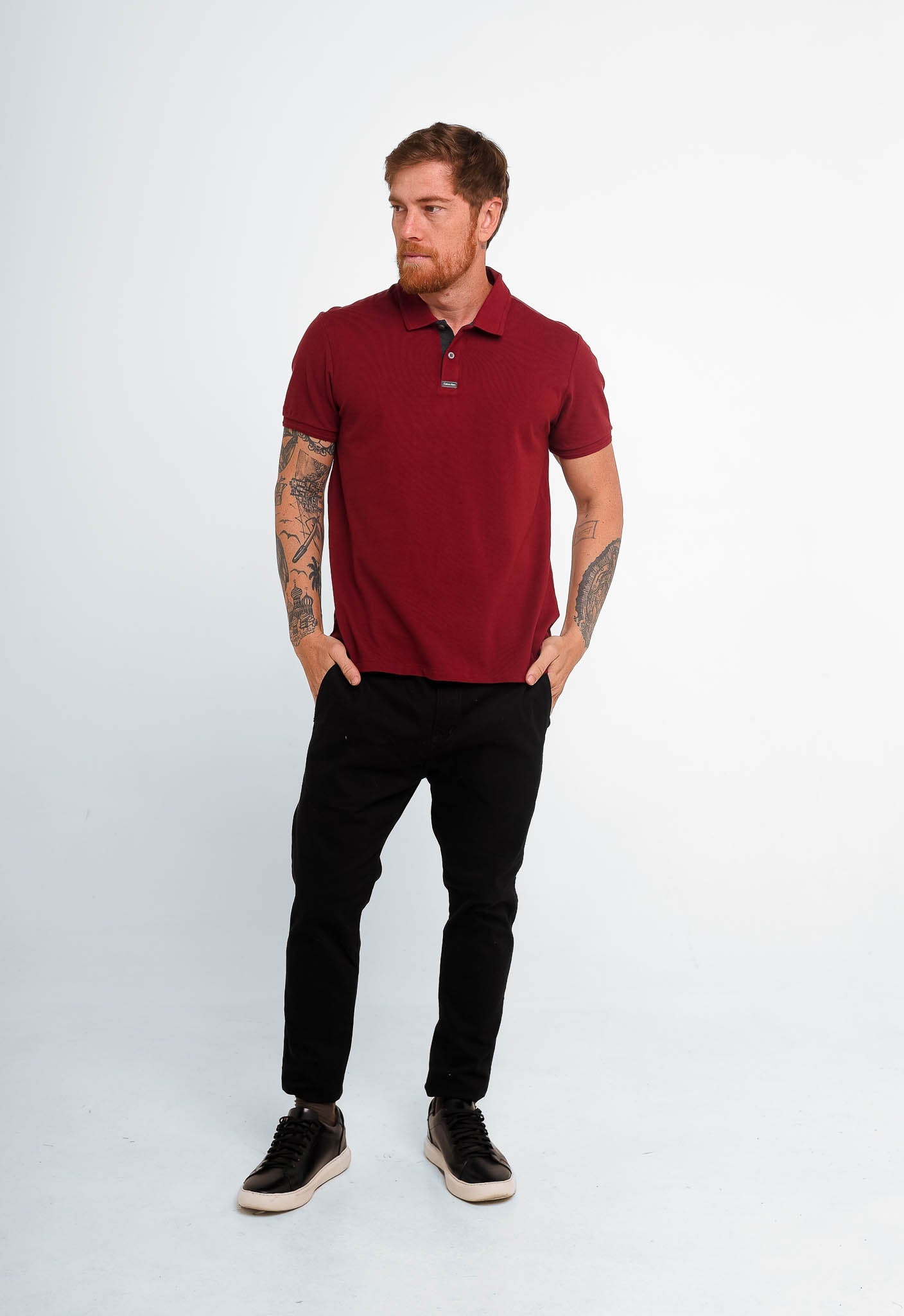 Polo Masculina Calvin Klein Slim Fit Termocolante - Henri Store
