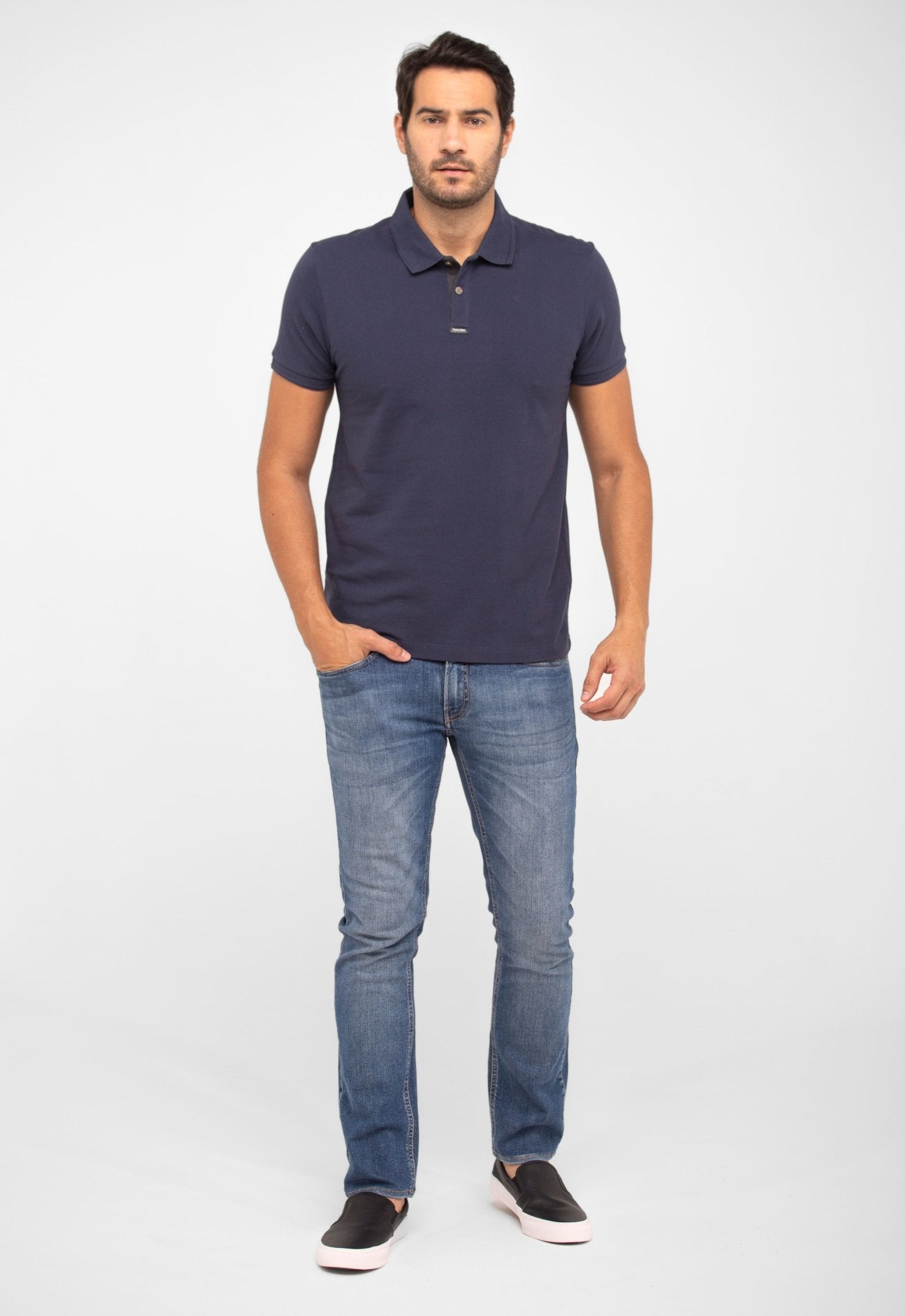 Polo Masculina Calvin Klein Slim Fit Termocolante - Henri Store