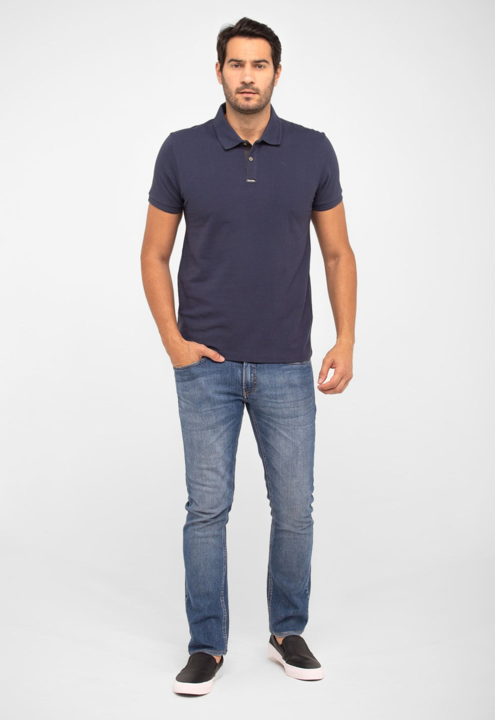 Polo Masculina Calvin Klein Slim Fit Termocolante - Henri Store