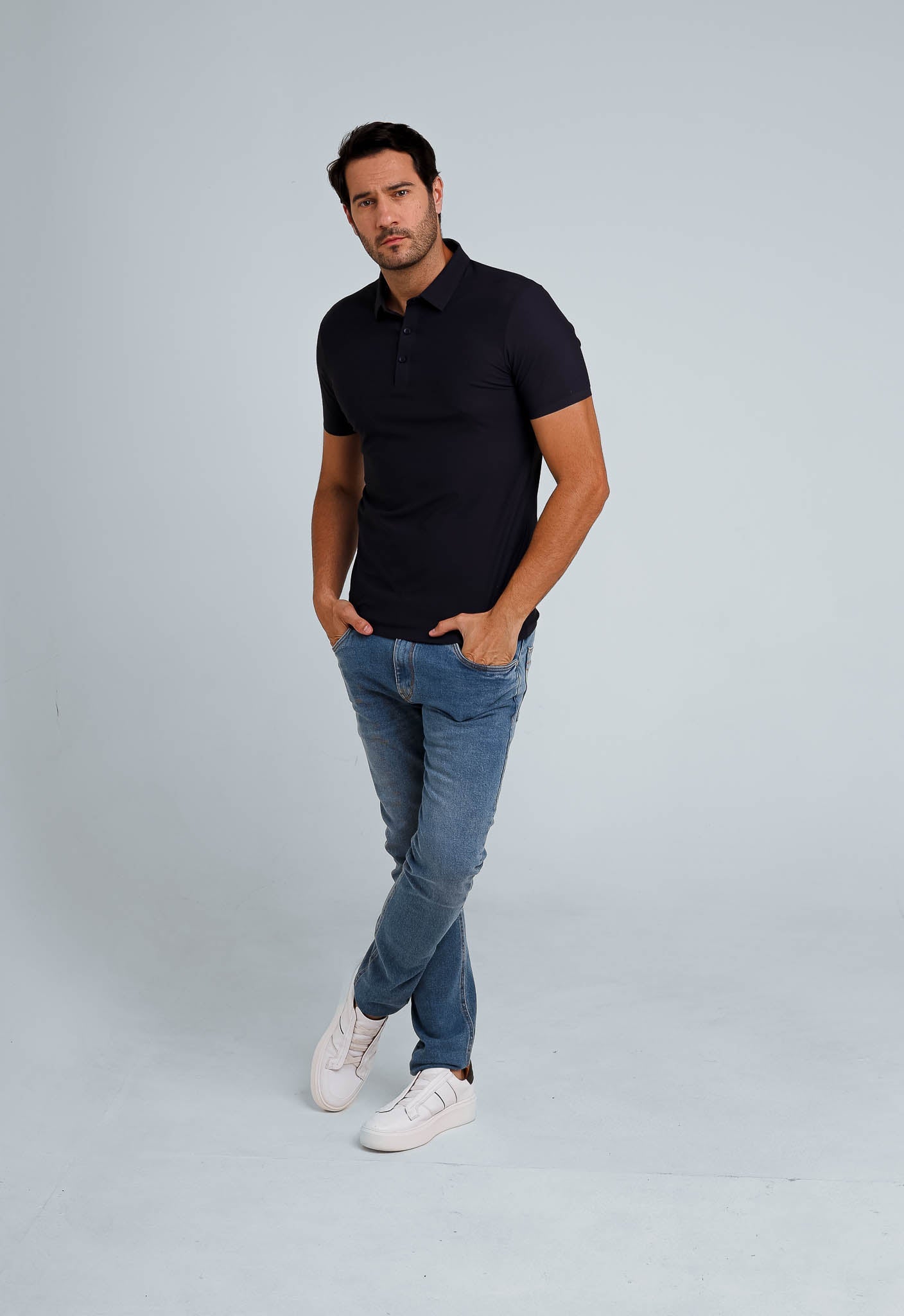 Polo Masculina Clássica Dom Henrico em Poliamida - Henri Store