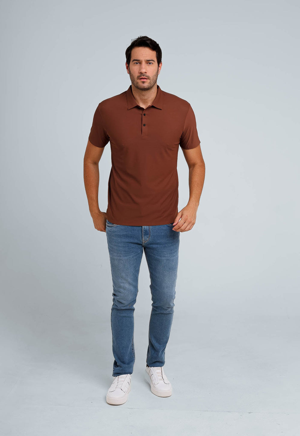 Polo Masculina Clássica Dom Henrico em Poliamida - Henri Store