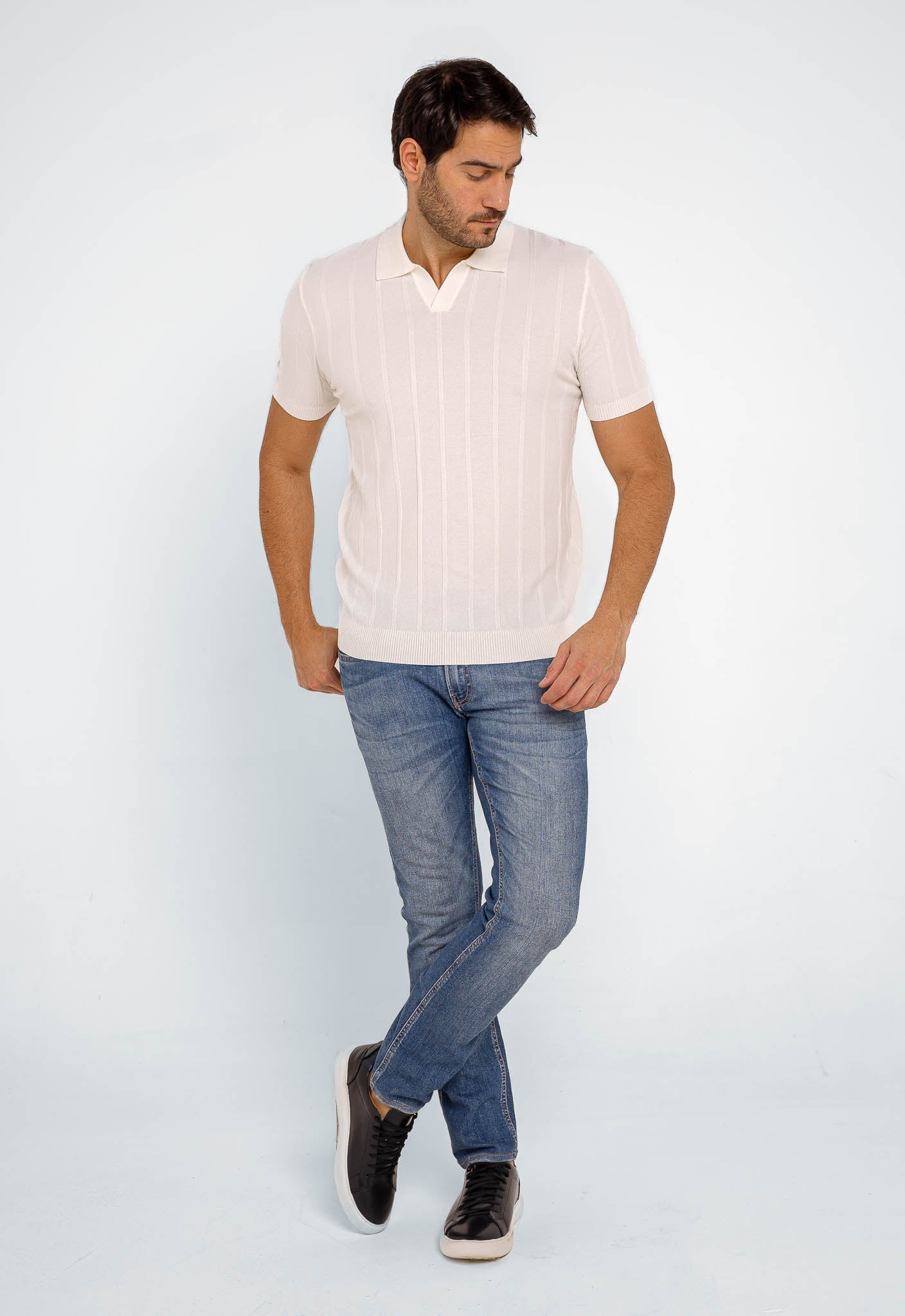 Polo Masculina Dom Henrico Básica S/ Botão - Henri Store
