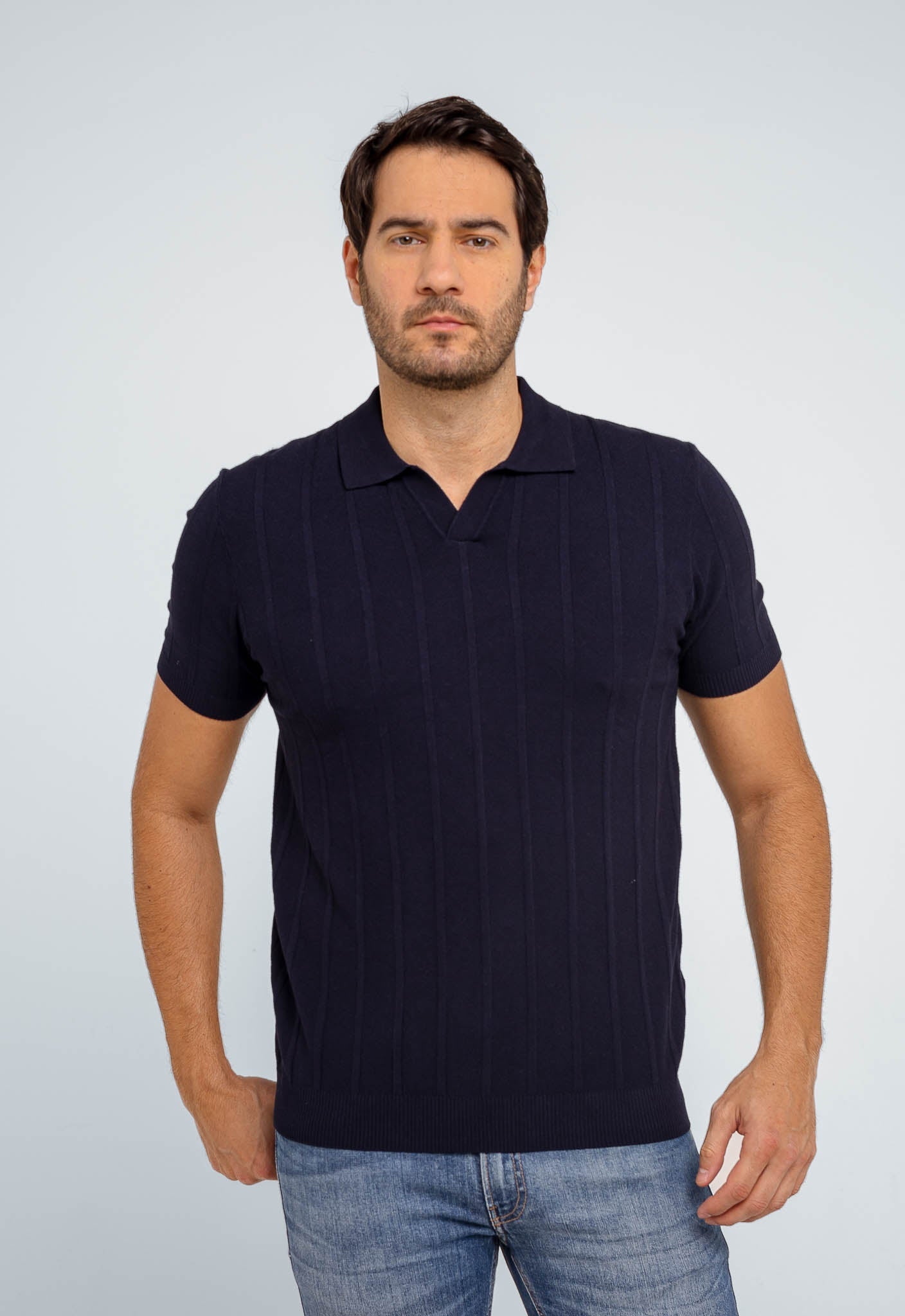 Polo Masculina Dom Henrico Básica S/ Botão - Henri Store