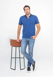 Polo Masculina Dom Henrico em Pima com Zíper - Henri Store