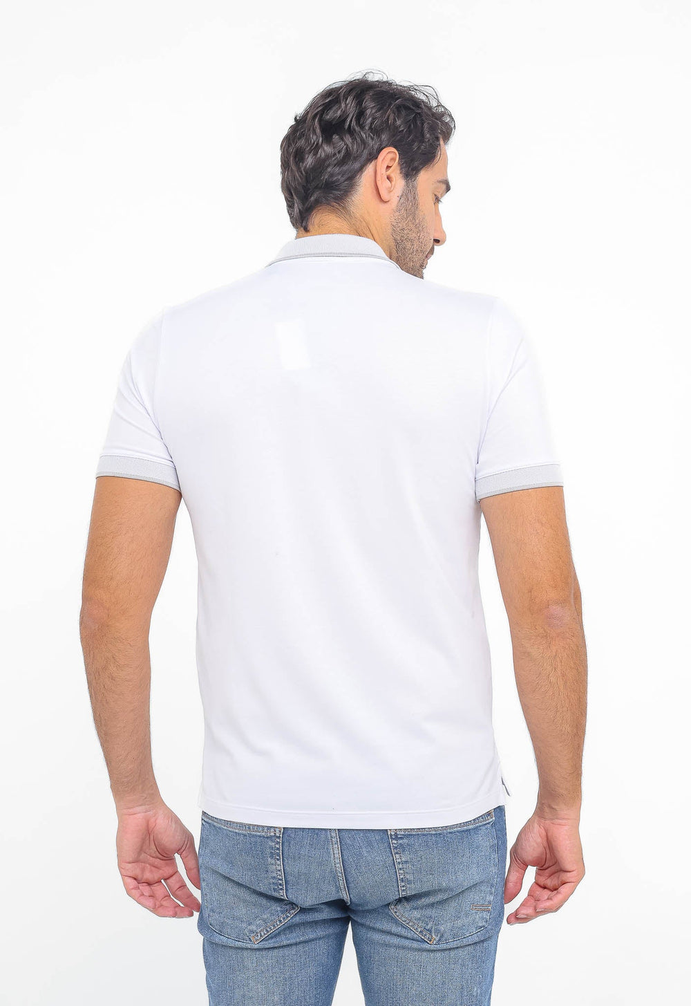 Polo Masculina Dom Henrico em Pima com Zíper - Henri Store