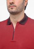 Polo Masculina Dom Henrico em Pima com Zíper - Henri Store