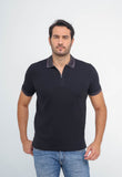 Polo Masculina Dom Henrico em Pima com Zíper - Henri Store