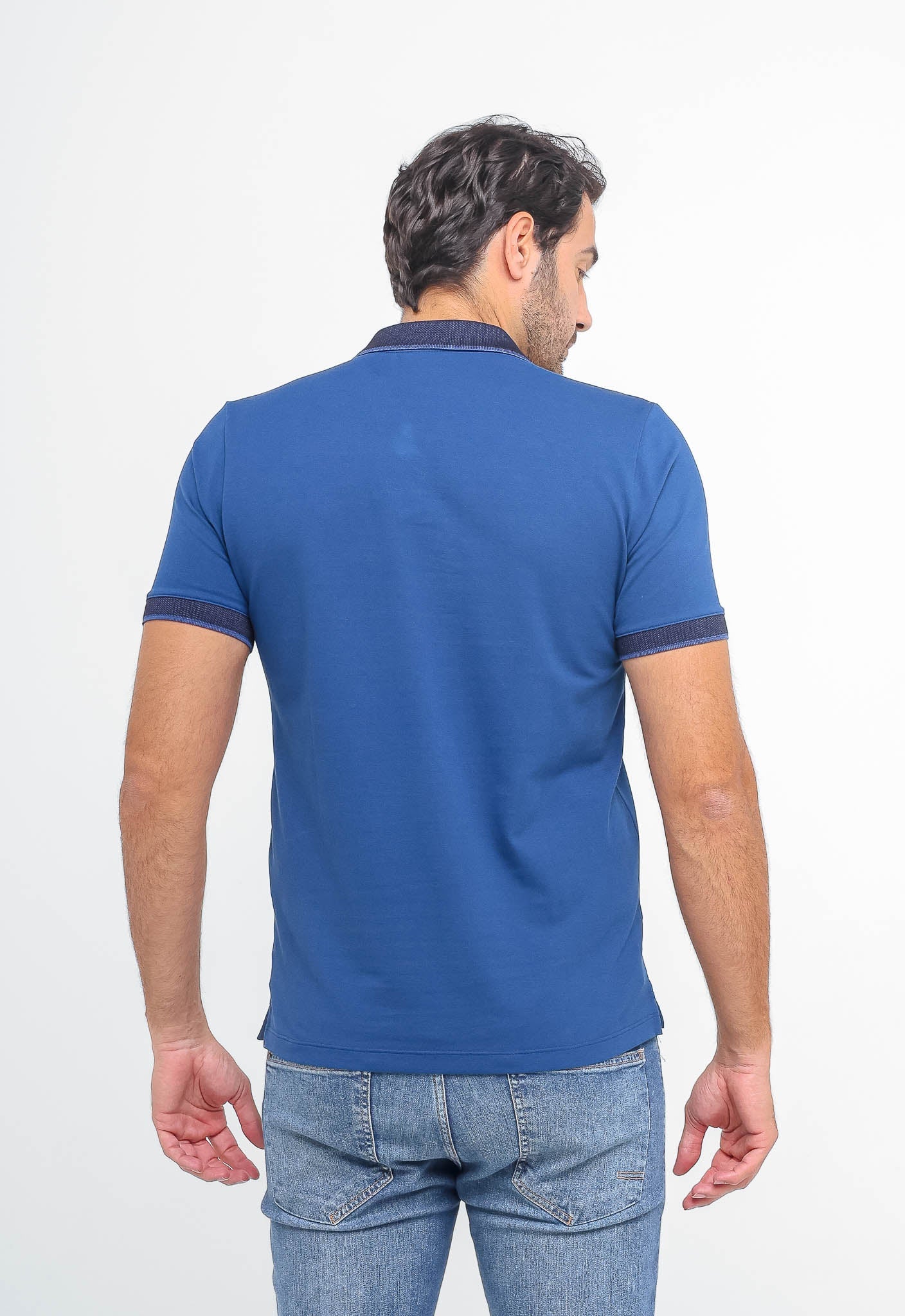 Polo Masculina Dom Henrico em Pima com Zíper - Henri Store