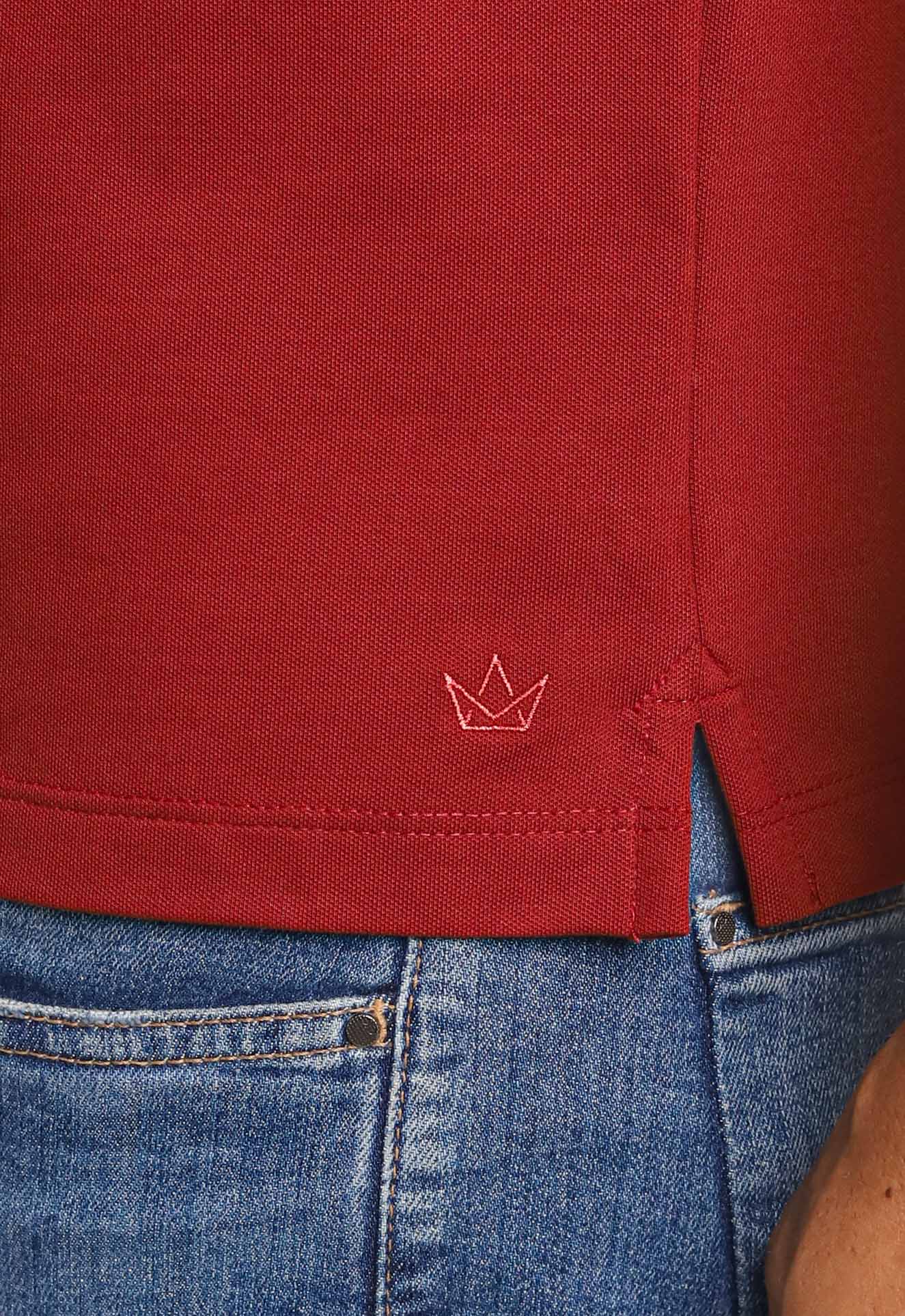 Polo Masculina Dom Henrico em Pima com Zíper - Henri Store