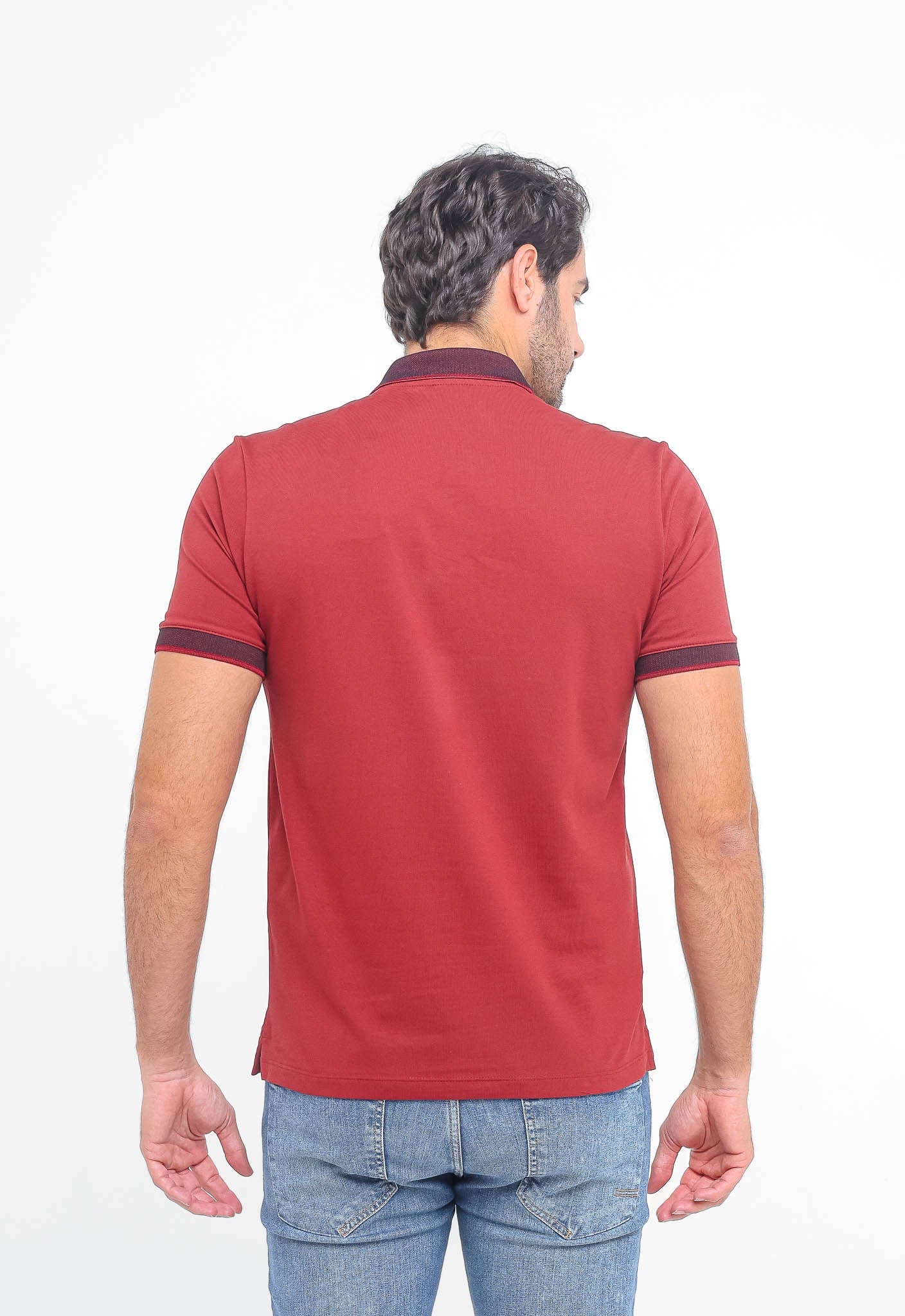 Polo Masculina Dom Henrico em Pima com Zíper - Henri Store