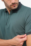 Polo Masculina Dom Henrico em Pima com Zíper - Henri Store