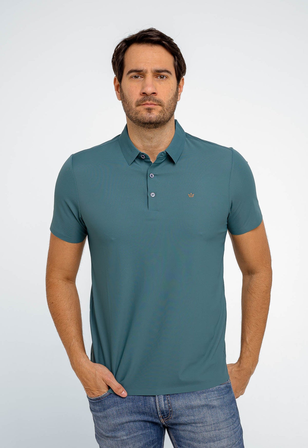 Polo Masculina Dom Henrico Poliamida Comfort - Henri Store