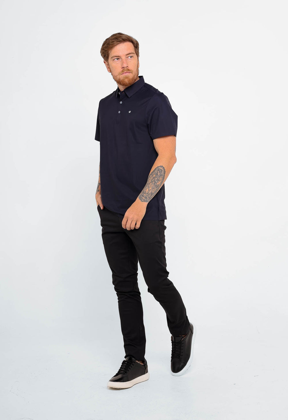 Polo Masculina Dom Henrico Poliamida Comfort - Henri Store