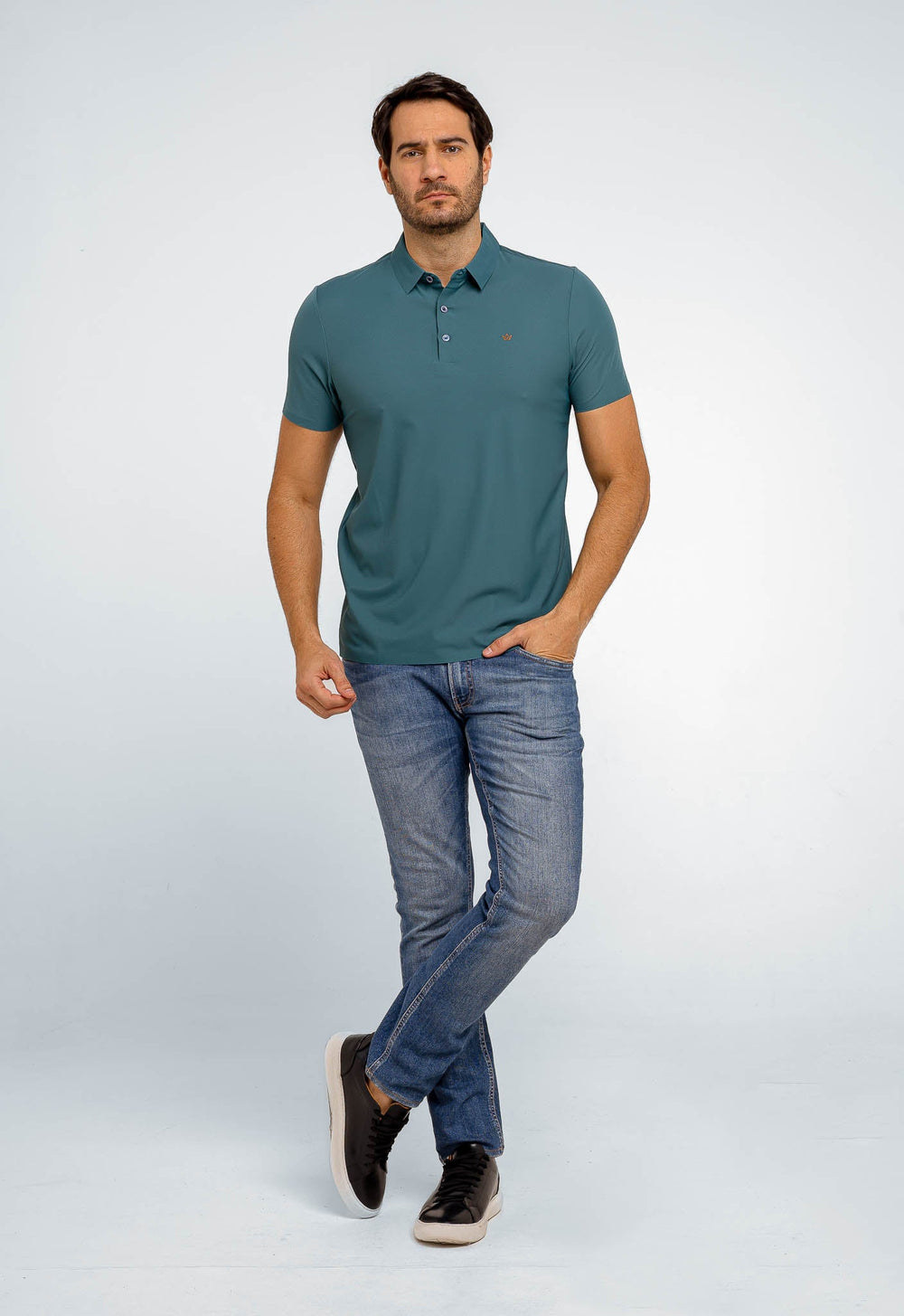 Polo Masculina Dom Henrico Poliamida Comfort - Henri Store