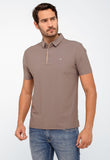 Polo Masculina Dom Henrico Poliamida Friso Central - Henri Store