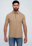 Polo Masculina Dom Henrico Poliamida Friso Central - Henri Store