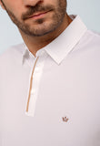 Polo Masculina Dom Henrico Poliamida Friso Central - Henri Store