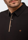 Polo Masculina Dom Henrico Poliamida Friso Central - Henri Store