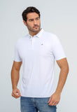 Polo Masculina Dom Henrico Poliamida Logo Peito - Henri Store