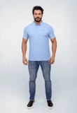 Polo Masculina Dom Henrico Poliamida Logo Peito - Henri Store