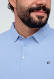 Polo Masculina Dom Henrico Poliamida Logo Peito - Henri Store