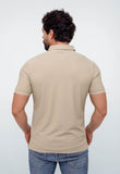 Polo Masculina Dom Henrico Poliamida Logo Peito - Henri Store
