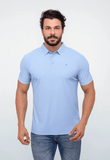 Polo Masculina Dom Henrico Poliamida Logo Peito - Henri Store