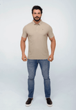 Polo Masculina Dom Henrico Poliamida Logo Peito - Henri Store